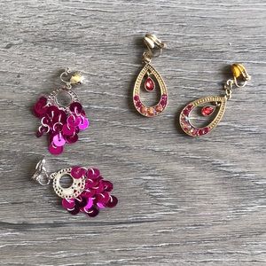 BUNDLE ONLY- 1 pair clip on earrings